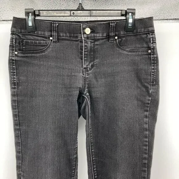 White House Black Market Women’s Black Wash Skinny Stretch Jegging Jeans Small - Picture 2 of 14
